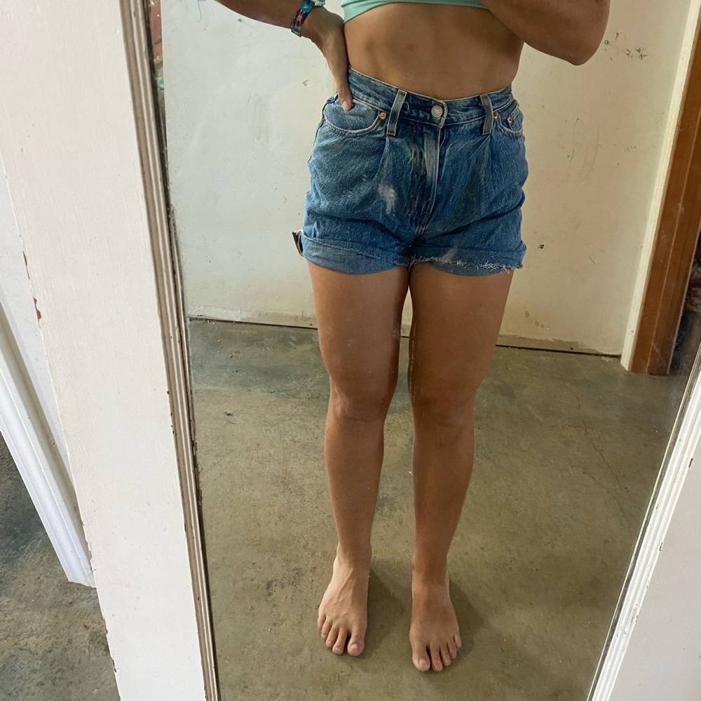 Ribcage Pleated Cut Offs
